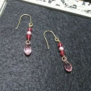 スワロフスキー(SWAROVSKI)の12.ハンドメイドピアス(ピアス)