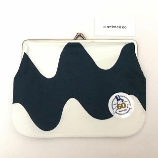 マリメッコ(marimekko)のマリメッコ【marimekko】ピックロキ柄☆ガマ口ポーチ(新品)正規品(ポーチ)