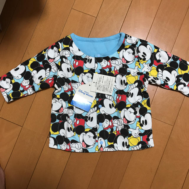 Disney(ディズニー)の未使用 タグ付き ディズニーリゾート ミッキー 70cm キッズ/ベビー/マタニティのベビー服(~85cm)(ジャケット/コート)の商品写真