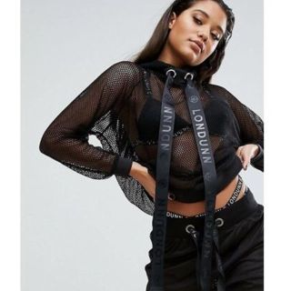 ミスガイデッド(MISSGUIDED)のMissguided メッシュパーカー(パーカー)