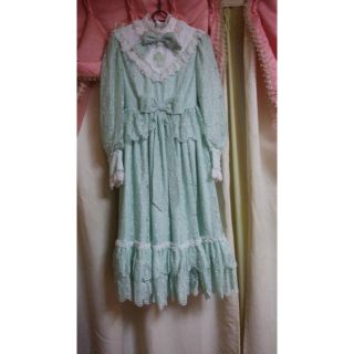 アンジェリックプリティー(Angelic Pretty)のnoir様専用 HolyLacy ワンピース＆ボンネットセット (ひざ丈ワンピース)