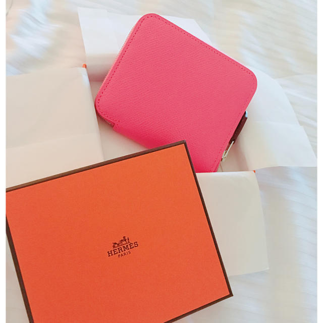 受注生産品】 Hermes - ローズアザレ シルクインコンパクト エルメス