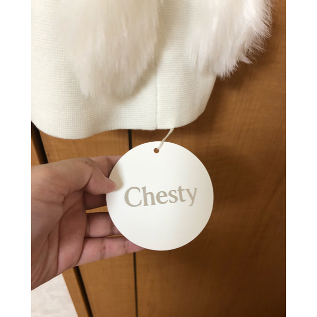 Chesty(チェスティ)のチェスティ ❤️ファーニットワンピース👗 レディースのワンピース(ひざ丈ワンピース)の商品写真