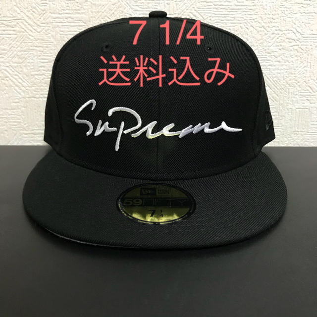 Supreme 18fw Classic Script New Era 黒