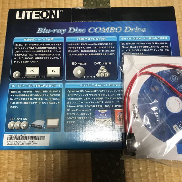 LITEON ブルーレイドライブ スマホ/家電/カメラのPC/タブレット(PCパーツ)の商品写真