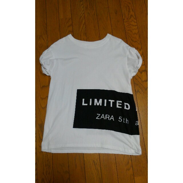 ZARA(ザラ)のZARA限定Tシャツ👕美品✨Lsize🎵 レディースのトップス(Tシャツ(半袖/袖なし))の商品写真