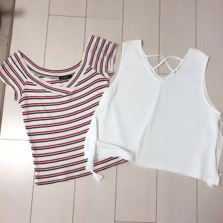 イング(INGNI)のトップスセット♡ イング(カットソー(半袖/袖なし))