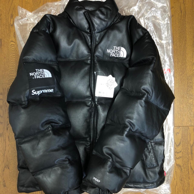 nuptse leather