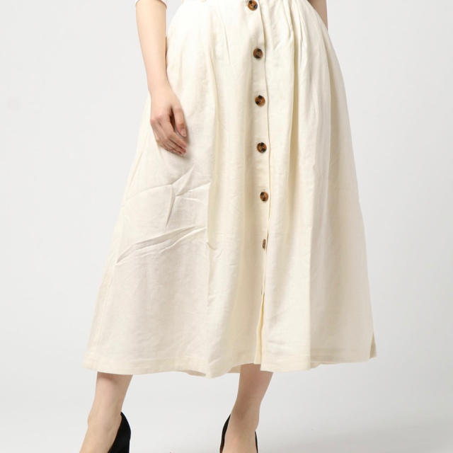 moussy(マウジー)のmoussy FRONT BUTTON FLARE SKIRT レディースのスカート(ロングスカート)の商品写真