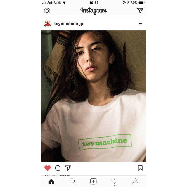 Toy Machine(トイマシーン)のインスタで注目ブランド！定価4320円 トイマシーン ボックスロゴ Tシャツ L メンズのトップス(Tシャツ/カットソー(半袖/袖なし))の商品写真