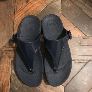 フィットフロップ(fitflop)のfitflopビーチサンダル ネイビー(サンダル)