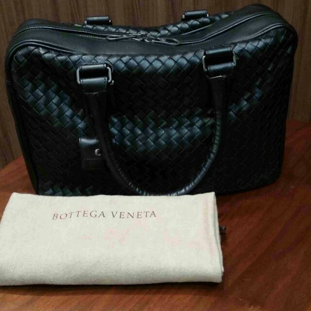 【超特価sale開催】 Bottega Veneta バッグ レザー ボッテガ イントレチャート ビジネス ボストン - ボストンバッグ