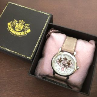 ジューシークチュール(Juicy Couture)のJUICY COUTURE★ジューシークチュール ピンクの本革腕時計(腕時計)