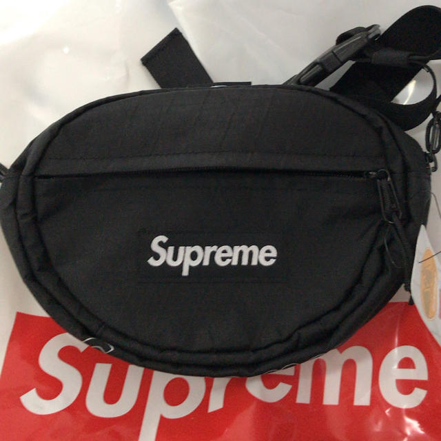 supreme waist bag black ブラック 黒 ウエストバッグバッグ