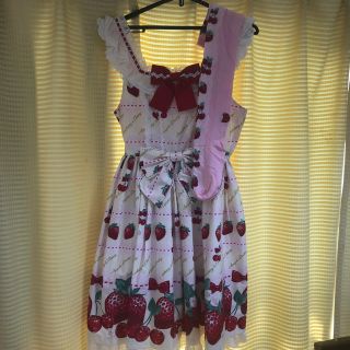 アンジェリックプリティー(Angelic Pretty)のデザートベリーJSK人気完売色アイボリー(ひざ丈ワンピース)