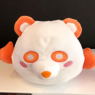 え〜パンダ 寝そべりティッシュカバー  橙(アイドルグッズ)