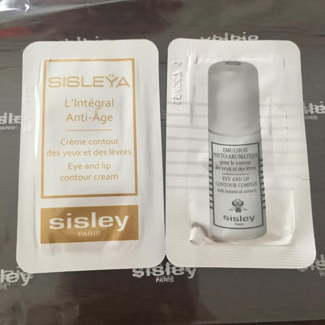 Sisley(シスレー)のsisley アイ&リップクリーム サンプル2点セット 袋付き コスメ/美容のスキンケア/基礎化粧品(アイケア/アイクリーム)の商品写真