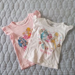 ユニクロ(UNIQLO)のUNIQLO×HUGっと！プリキュア　Tシャツ(Tシャツ/カットソー)