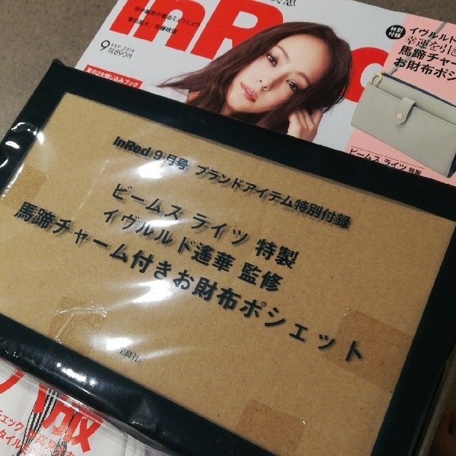 BEAMS(ビームス)のInRed雑誌付録 お財布ポシェット レディースのバッグ(ショルダーバッグ)の商品写真