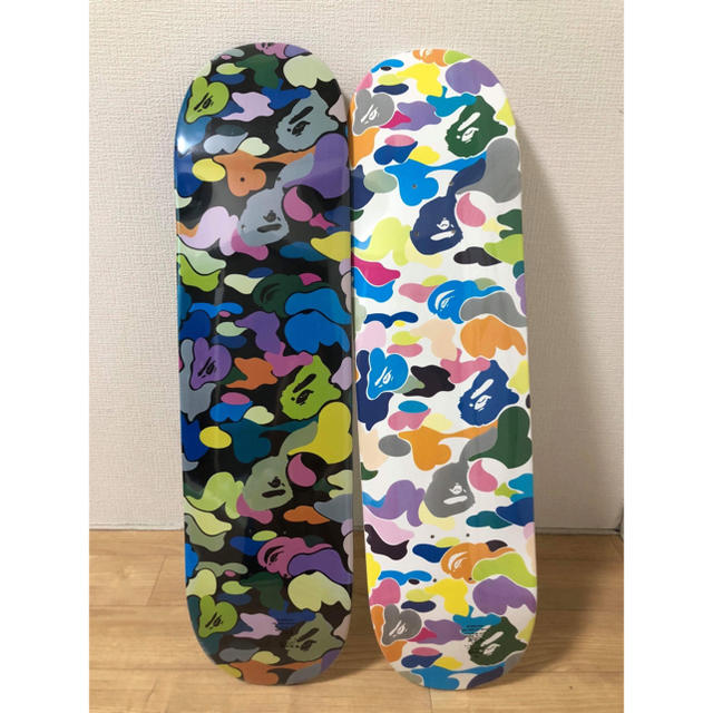 A BATHING APE(アベイシングエイプ)のA Bathing Ape 二枚 Deck Skateboard スポーツ/アウトドアのスポーツ/アウトドア その他(スケートボード)の商品写真