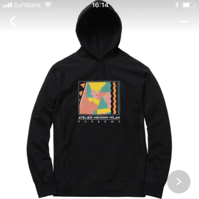 【貴重！】supreme Mendini Hooded Sweatshirt