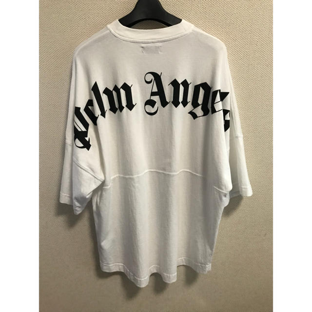 palm angels logo over tee 18fw