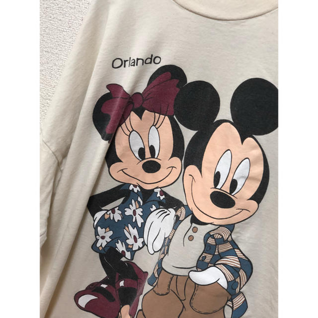 Disney(ディズニー)のUSA古着 ミッキー ミニー ディズニー ビンテージ キャラクター アメリカ メンズのトップス(Tシャツ/カットソー(半袖/袖なし))の商品写真