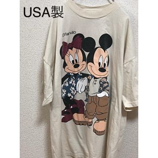 ディズニー(Disney)のUSA古着 ミッキー ミニー ディズニー ビンテージ キャラクター アメリカ(Tシャツ/カットソー(半袖/袖なし))