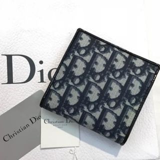 クリスチャンディオール(Christian Dior)のChristianDiorクリスチャンディオール トロッター柄♡折り畳み財布(財布)