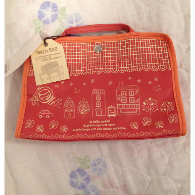 MAMAIKUKO(ママイクコ)のママイクコ バッグインバッグ 未使用 レディースのファッション小物(ポーチ)の商品写真