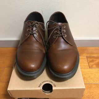 ドクターマーチン(Dr.Martens)の9/8まで限定値下げドクターマーチン 3ホール ブラウン 美品(ローファー/革靴)