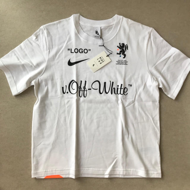 S Nikelab x Off-White Football Tee WhiteSmall