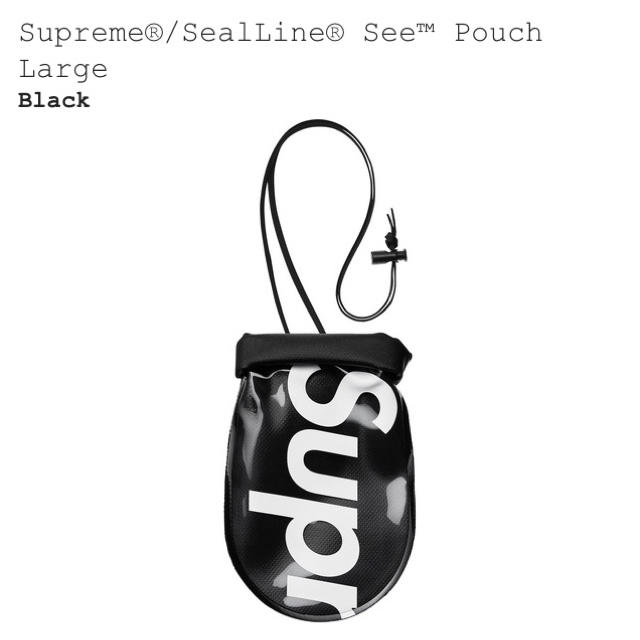 L Supreme SeelLine See Pouch black - ショルダーバッグ
