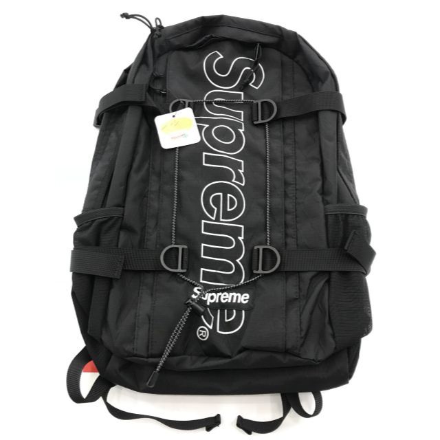 18aw Supreme Backpack Black 黒 ブラック リュック