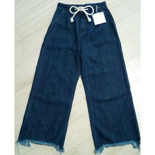 トゥデイフル(TODAYFUL)のTODAYFUL Fringi Easy Denim　🔷サイズ36🔷未使用品(デニム/ジーンズ)