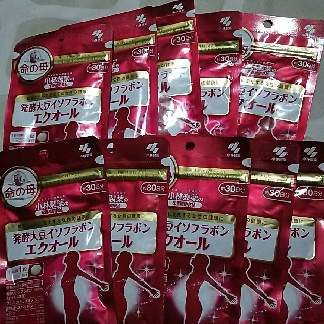小林製薬 発酵大豆イソフラボン エクオール 30日分 10袋