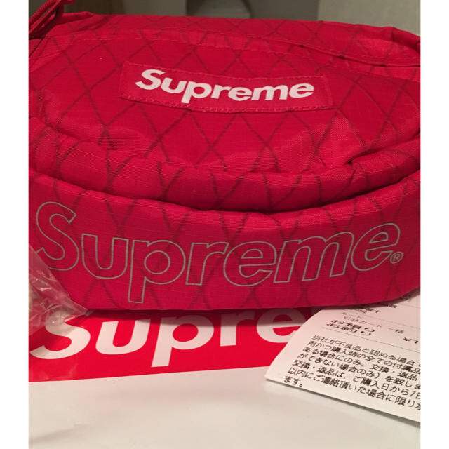 Supreme Waist Bag ウエストバック 赤 レッド オマケ付