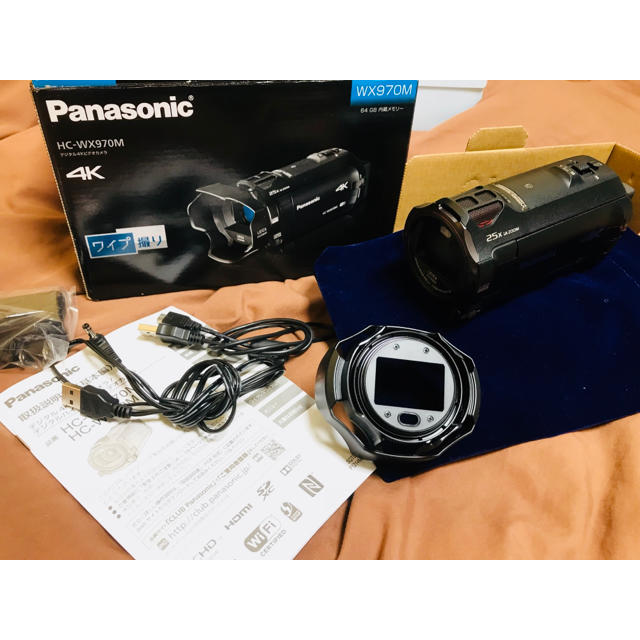 Panasonic ビデオカメラ wx970の通販 by TOW shop｜パナソニックならラクマ - ozztan様 4K Panasonic 定番特価