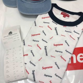 シュプリーム(Supreme)の【M】supreme 2018  Scatter Ringer Tee (Tシャツ/カットソー(半袖/袖なし))