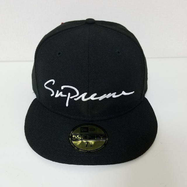 Supreme　NewEra 　Black　キャップ