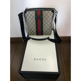 グッチ(Gucci)のGucci GGスプリーム スプリット メッセンジャーバック(メッセンジャーバッグ)