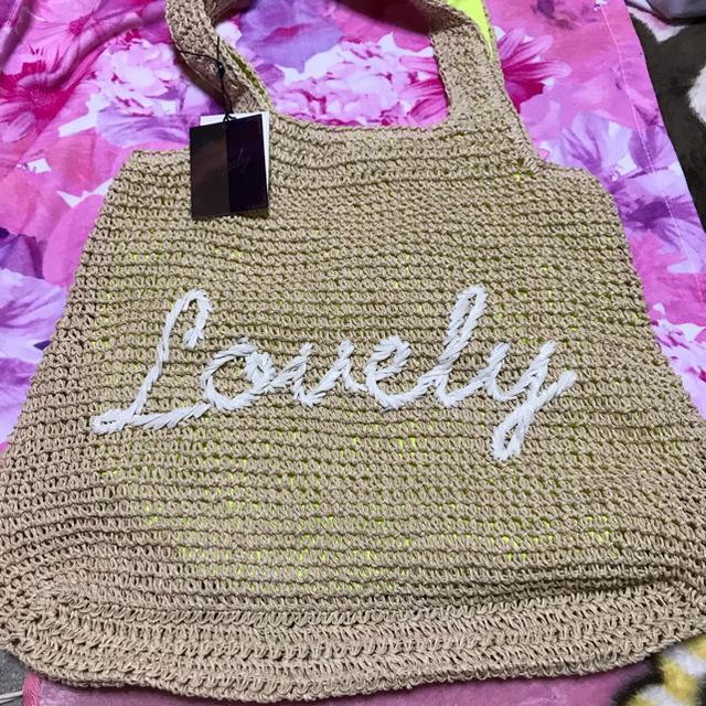 かごバッグ/ストローバッグ新品 Rady lovely カゴバッグ