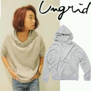 アングリッド(Ungrid)のungrid コンチョスウェットパーカー(パーカー)