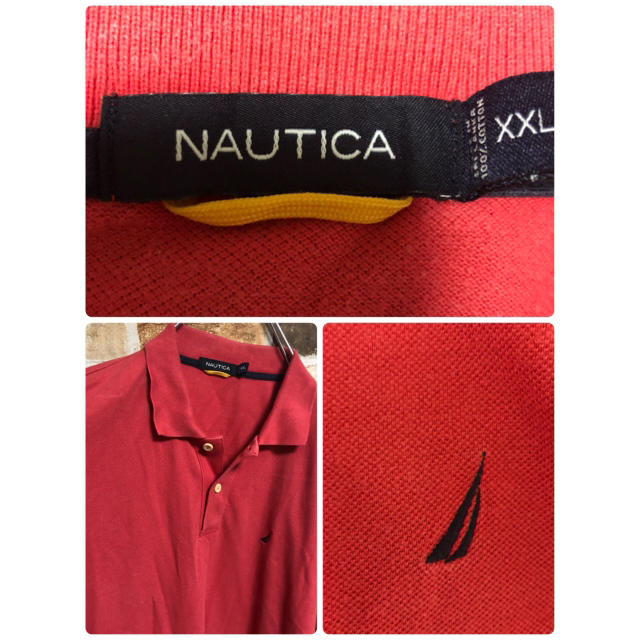 NAUTICA(ノーティカ)のNAUTICA ポロシャツ 古着 ビックサイズ ノーティカ 90’s ワンピース メンズのトップス(ポロシャツ)の商品写真