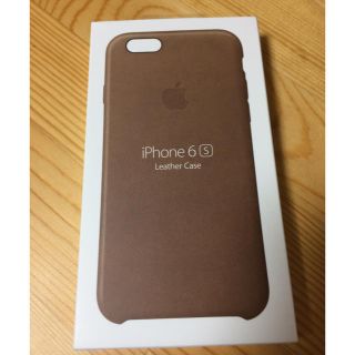 アップル(Apple)のiPhone 6 6s 純正 レザー ケース Apple(iPhoneケース)