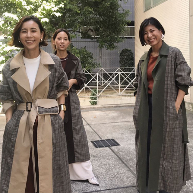 Ameri VINTAGE(アメリヴィンテージ)の❤️REVERSIBLE TRENCH COAT  レディースのジャケット/アウター(トレンチコート)の商品写真