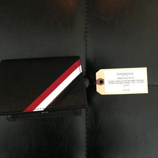 トムブラウン(THOM BROWNE)のトムブラウン  THOMBROWNE 名刺入れ カードケース 新品未使用(名刺入れ/定期入れ)