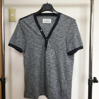 マルタンマルジェラ(Maison Martin Margiela)の値下げ　マルタンマルジェラ ヘンリーネックTシャツ サイズ46(Tシャツ/カットソー(半袖/袖なし))