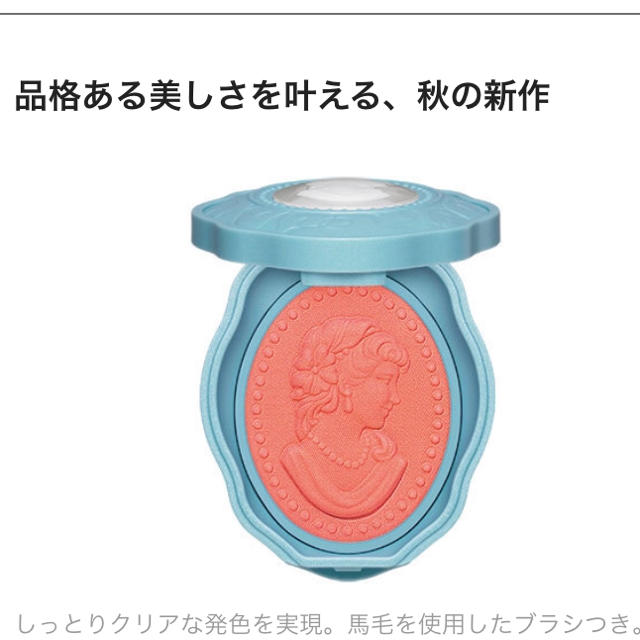 LADUREE(ラデュレ)のラデュレ 限定ブループレストチークカラー♡ オレンジ N102  コスメ/美容のベースメイク/化粧品(チーク)の商品写真