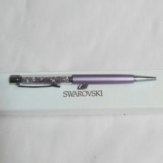 スワロフスキー(SWAROVSKI)のSWAROVSKI キラキラボールペン ライトライラック(ペン/マーカー)